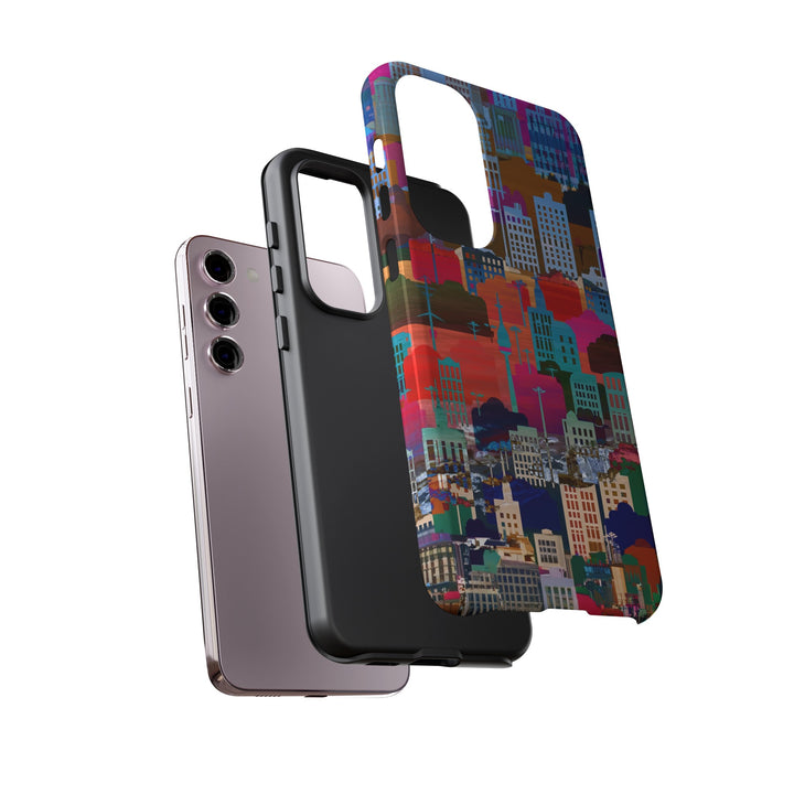 Cute Samsung Case | Cool Iphone Case | Summer City Skyline, Samsung S24, S23, S22, S21, IPhone 15 Case | Iphone 14 Case, Iphone 13 Case - Studio40ParkLane