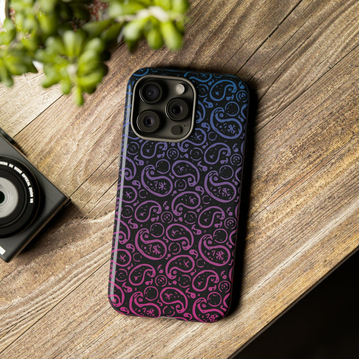 Cute IPhone Case | iPhone 15 Case | iPhone 15 Pro Max Case, Iphone 14 Case, Iphone 14 Pro Max Case IPhone Case for Art Lovers, Paisley Blue Pink - Studio40ParkLane