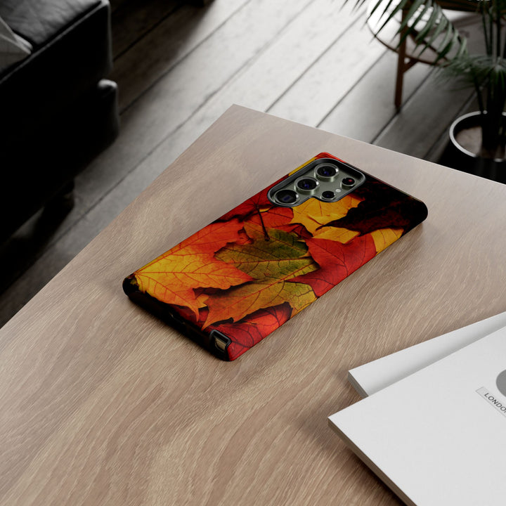 Autumn Fall Leaves Gift Cute Phone Case for, Samsung Galaxy S24, S23, S22, S21, IPhone 16 Case | Iphone 15, Iphone 14, IPhone 13 Case Mom Dad Gift - Studio40ParkLane