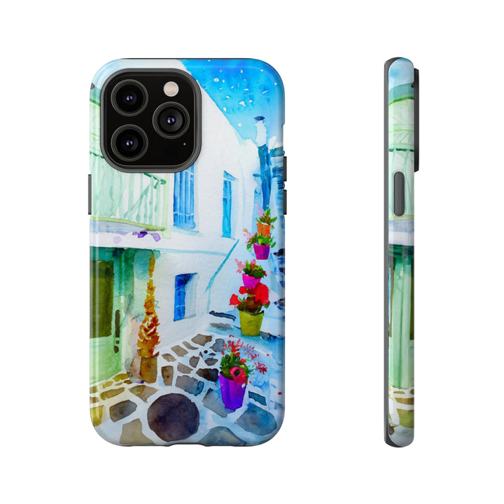 Impact Resistant, Greece House, Cute Phone Cases for Samsung S24, S23, S22, S21, IPhone 15 pro Iphone 14 pro Iphone 13 IPhone 12 Iphone 11 - Studio40ParkLane