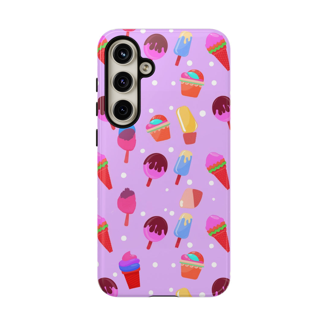 Cute Samsung Case | Cool Iphone Case | Summer Pink Ice - Cream, Samsung S24, S23, S22, S21, IPhone 15 Case | Iphone 14 Case, Iphone 13 Case - Studio40ParkLane