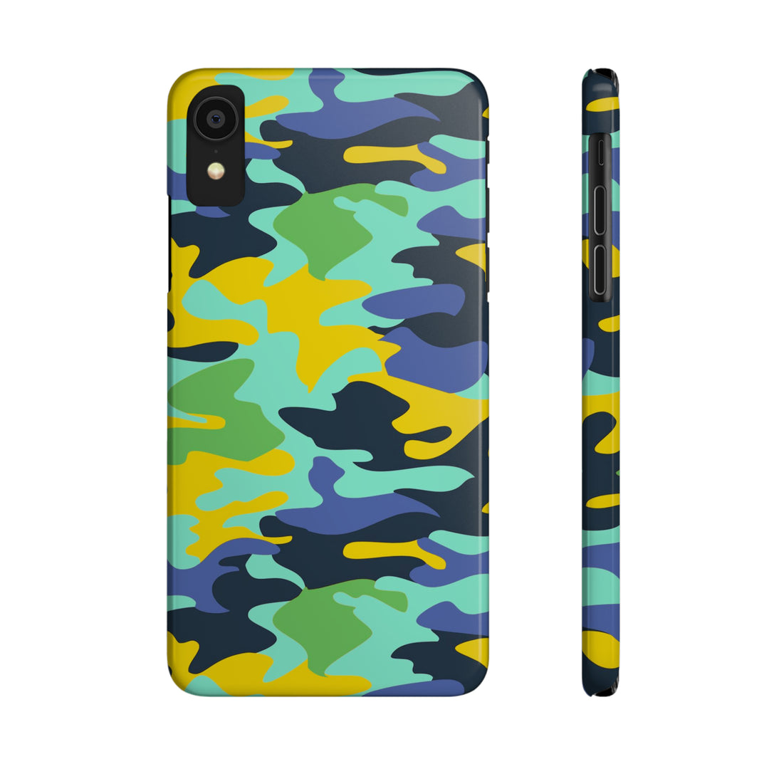 Slim Cute Phone Cases for Iphone - | iPhone 15 Case | iPhone 15 Pro Max Case, Iphone 14 Case, Iphone 14 Pro Max, Iphone 13, Late Spring Camouflage - Studio40ParkLane