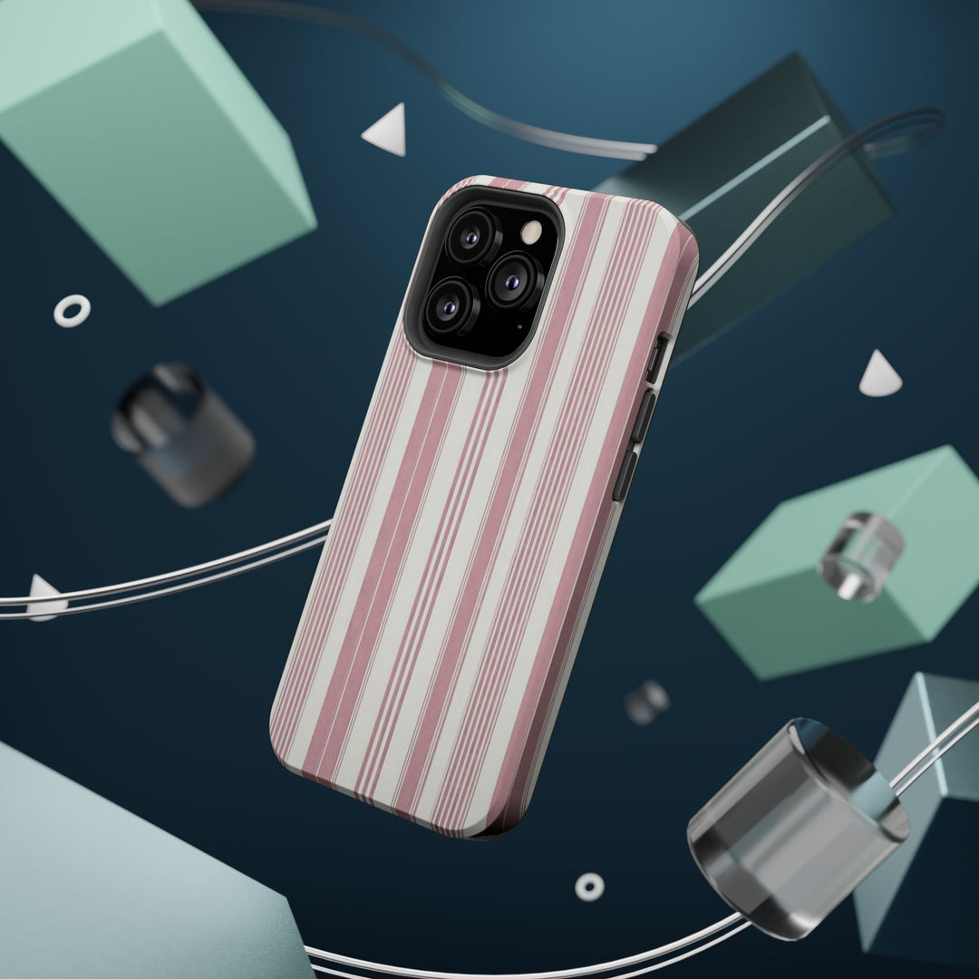 MagSafe Cute Phone Case, Coastal Striped Phone Case for iPhone 17 16 15 14 13 12 Pro Max, Samsung S26 S25 S24 Ultra case - Studio40ParkLane