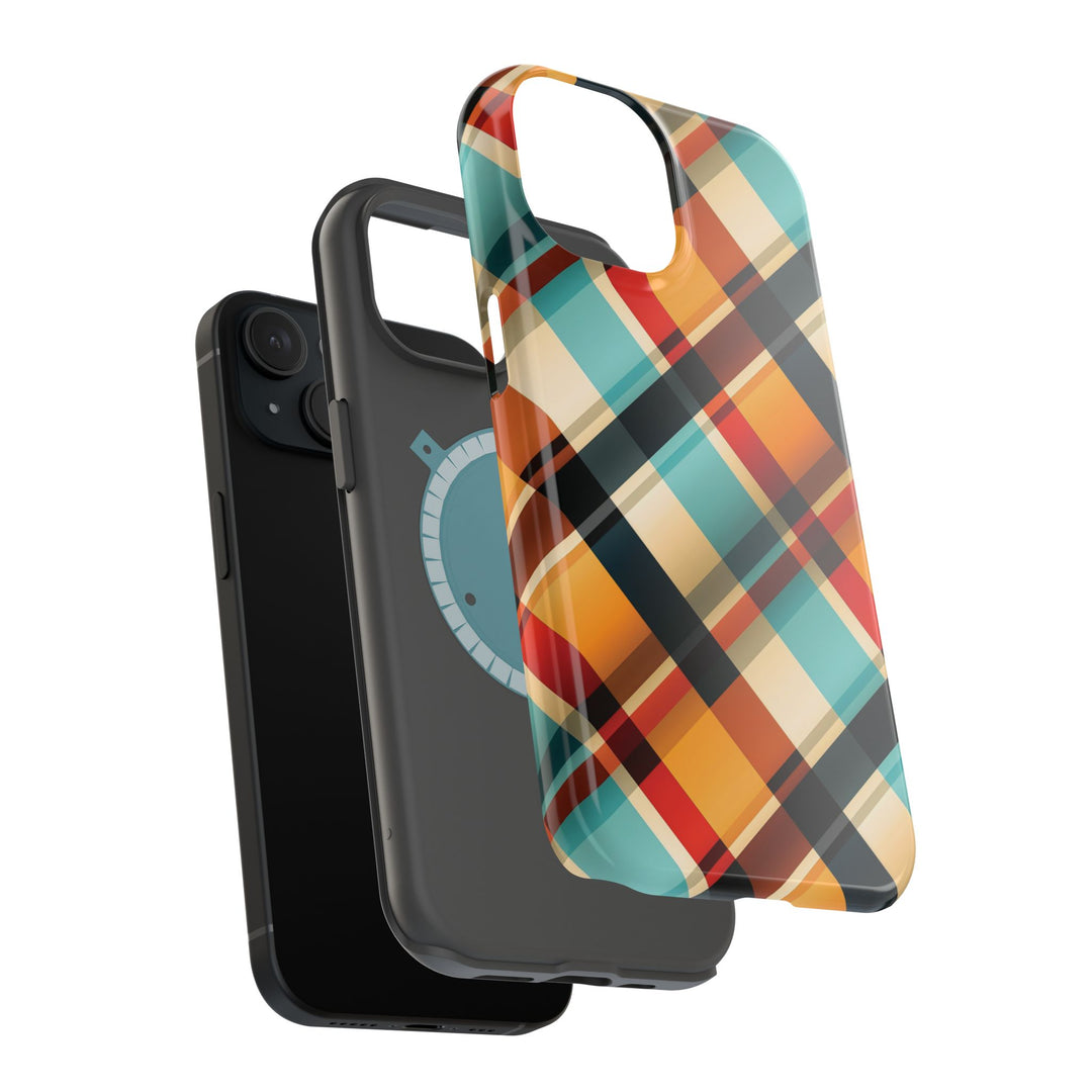 Checkered Plaid Magsafe Gift for Her Cute Phone Case for Iphone, | iPhone 16 | iPhone 15 Pro Max, Iphone 14 Pro Max, 13 12 11 10 9 8 7 - Studio40ParkLane