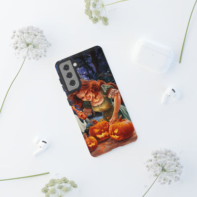 Autumn Fall Pumpkin Fairy Gift for Her Cute Phone Case for, Samsung Galaxy S24, S23, S22, S21, IPhone 16 Case | Iphone 15, Iphone 14, IPhone 13 Case