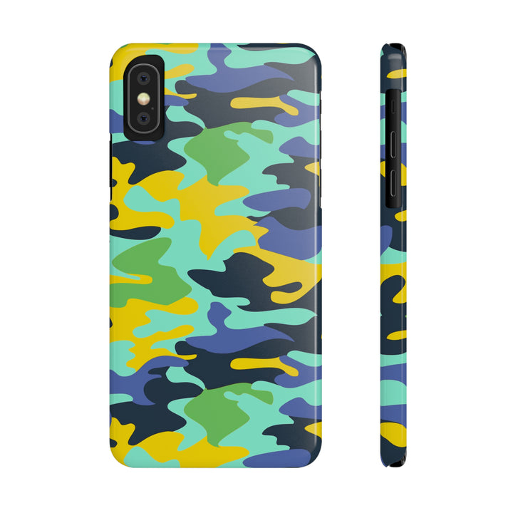 Slim Cute Phone Cases for Iphone - | iPhone 15 Case | iPhone 15 Pro Max Case, Iphone 14 Case, Iphone 14 Pro Max, Iphone 13, Late Spring Camouflage - Studio40ParkLane