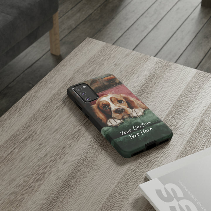 Personalize this Cute Samsung Phone Case | Cocker Spaniel Dog Samsung Phone Case | Galaxy S23, S22, S21, S20 | Customized Samsung Case - Studio40ParkLane