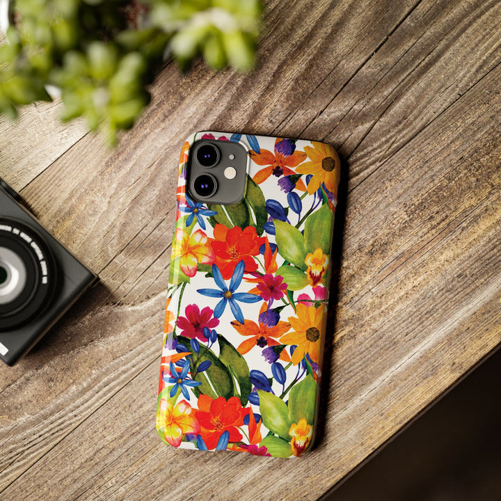 Slim Spring Flowers Gift for Her Cute Phone Cases for Iphone 16 Pro Max | iPhone 15 Case | iPhone 15 Pro Max Case, Iphone 14, 13, 12, 11, 10, 8, 7 - Studio40ParkLane