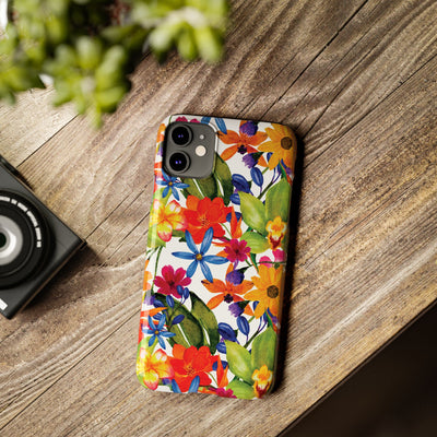 Slim Spring Flowers Gift for Her Cute Phone Cases for Iphone 16 Pro Max | iPhone 15 Case | iPhone 15 Pro Max Case, Iphone 14, 13, 12, 11, 10, 8, 7 - Studio40ParkLane