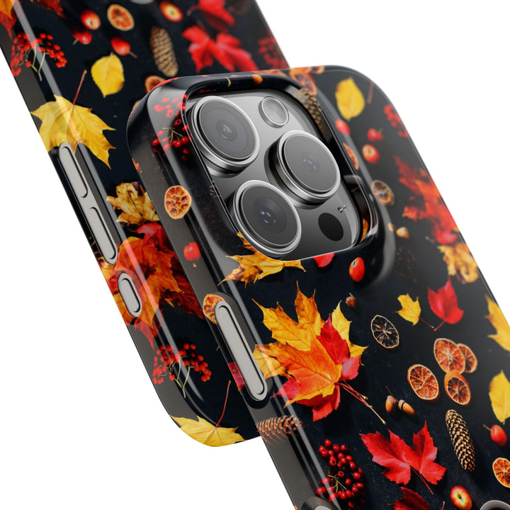 Slim Cute Fall Leaves Collage Phone Cases for Iphone | iPhone 15 Case | iPhone 15 Pro Max Case, Iphone 14, Iphone 14 Pro Max, Iphone 13, Iphone 16 - Studio40ParkLane