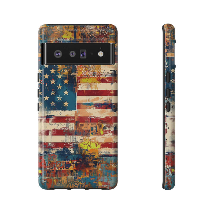 Impact Resistant, American Flag, Cute Phone Cases for Samsung S24, S23, S22, S21, IPhone 15 pro Iphone 14 pro Iphone 13 IPhone 12 Iphone 11 - Studio40ParkLane