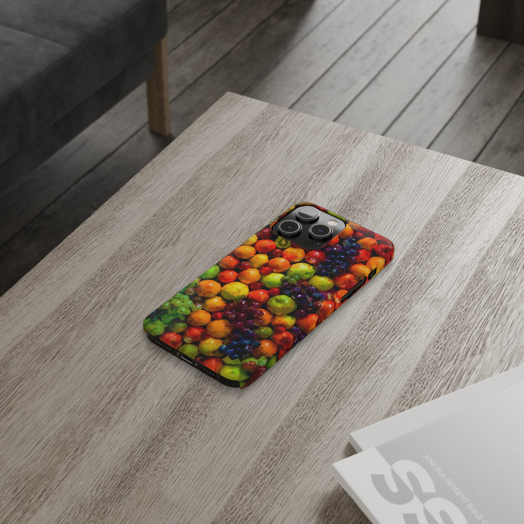 Slim Cute Phone Cases for Iphone | iPhone 15 Case | iPhone 15 Pro Max Case, Iphone 14, Iphone 14 Pro Max, Iphone 13, Summer Assorted Fruits - Studio40ParkLane