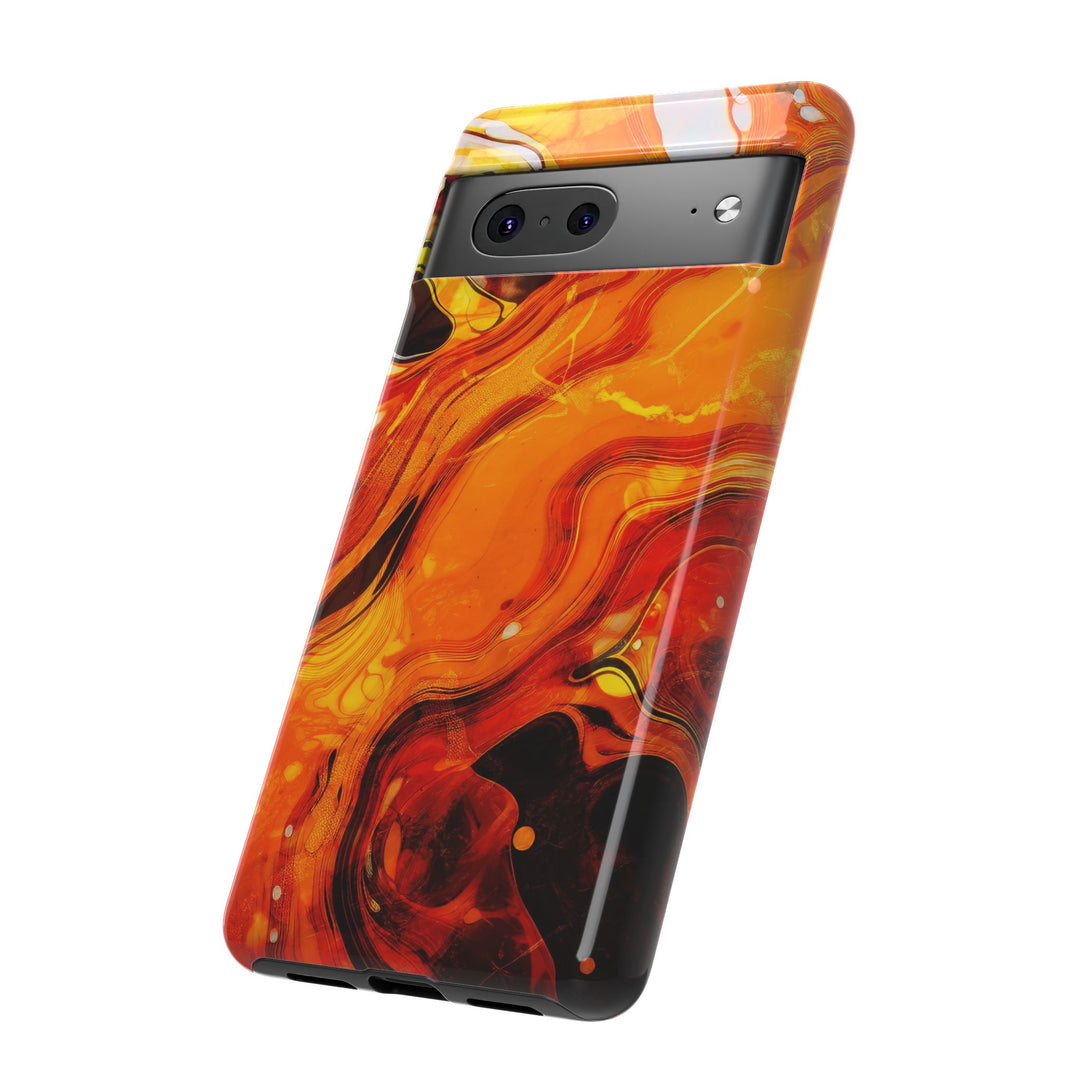 Impact Resistant, Fall Colors Marble, Cute Phone Cases for Samsung S24, S23, S22, S21, IPhone 15 pro Iphone 14 pro Iphone 13 IPhone 12 Iphone 11 - Studio40ParkLane