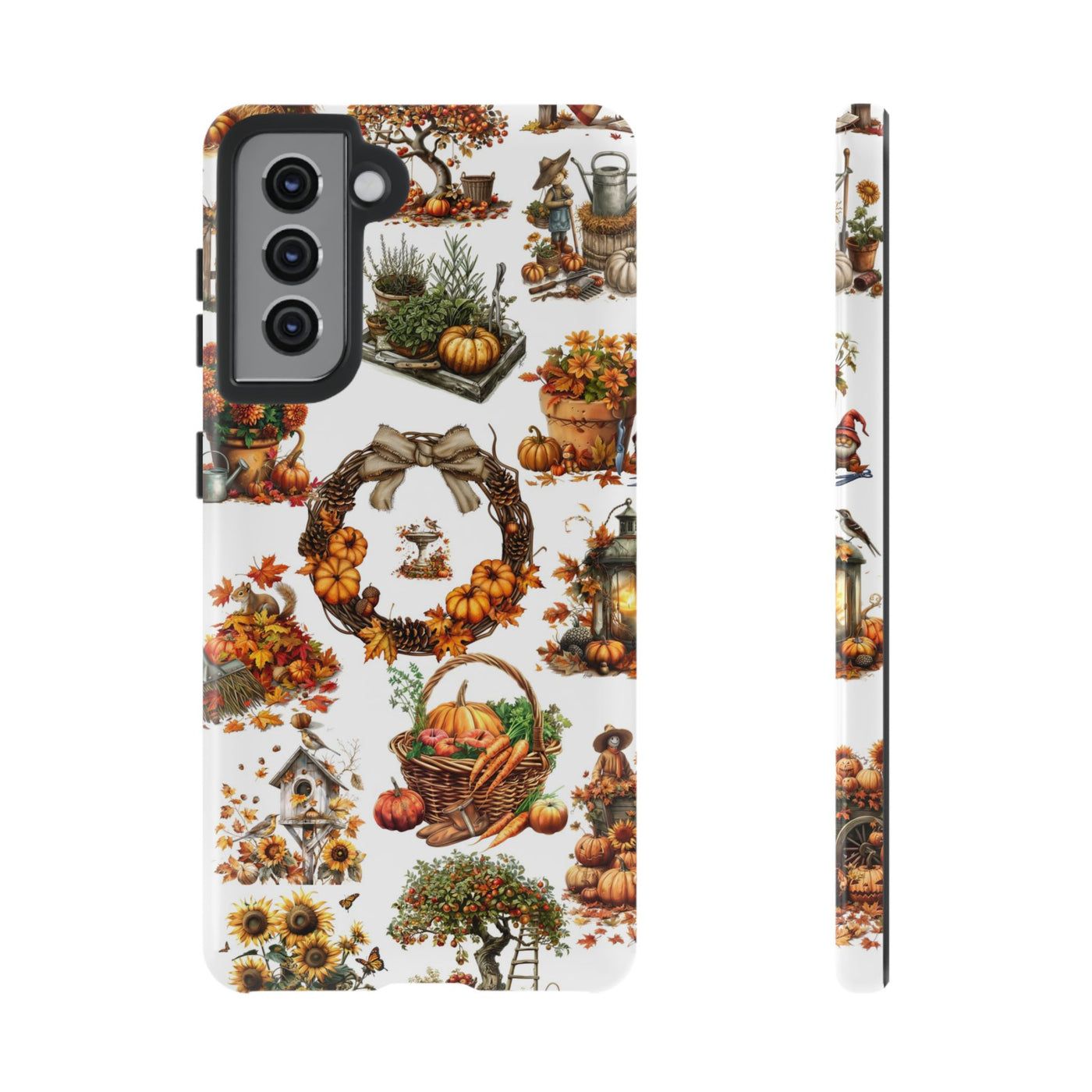 Impact Resistant, Fall Leaves Collage, Cute Phone Cases for Samsung S24, S23, S22, S21, IPhone 15 pro Iphone 14 pro Iphone 13 IPhone 12 Iphone 11