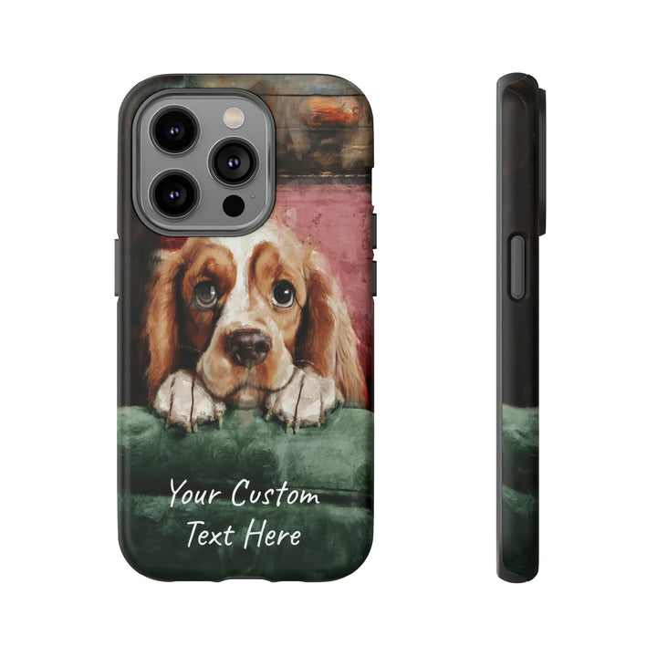 Personalize this Cute IPhone Case | Cocker Spaniel iPhone Case, iPhone 15 Case | iPhone 15 Case, Iphone 14 Case, Iphone 14 Pro Max Case - Studio40ParkLane
