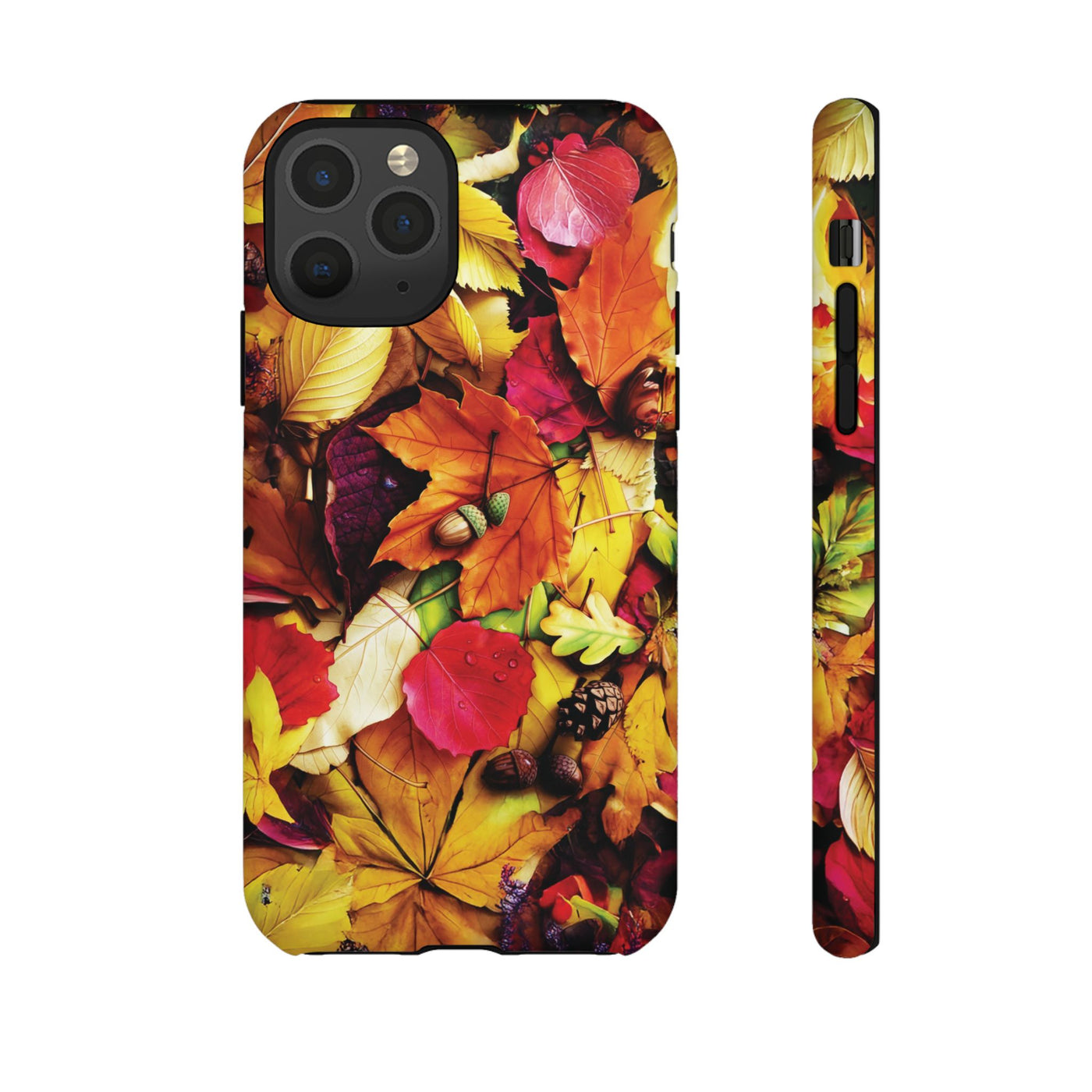 Aesthetic Tough Fall Leaves Foliage Premium Phone Case - For iPhone 17 Pro Max iPhone 16 Pro iPhone 15 Iphone 14 Plus 13 Pro 12 11 10 XR - Studio40ParkLane