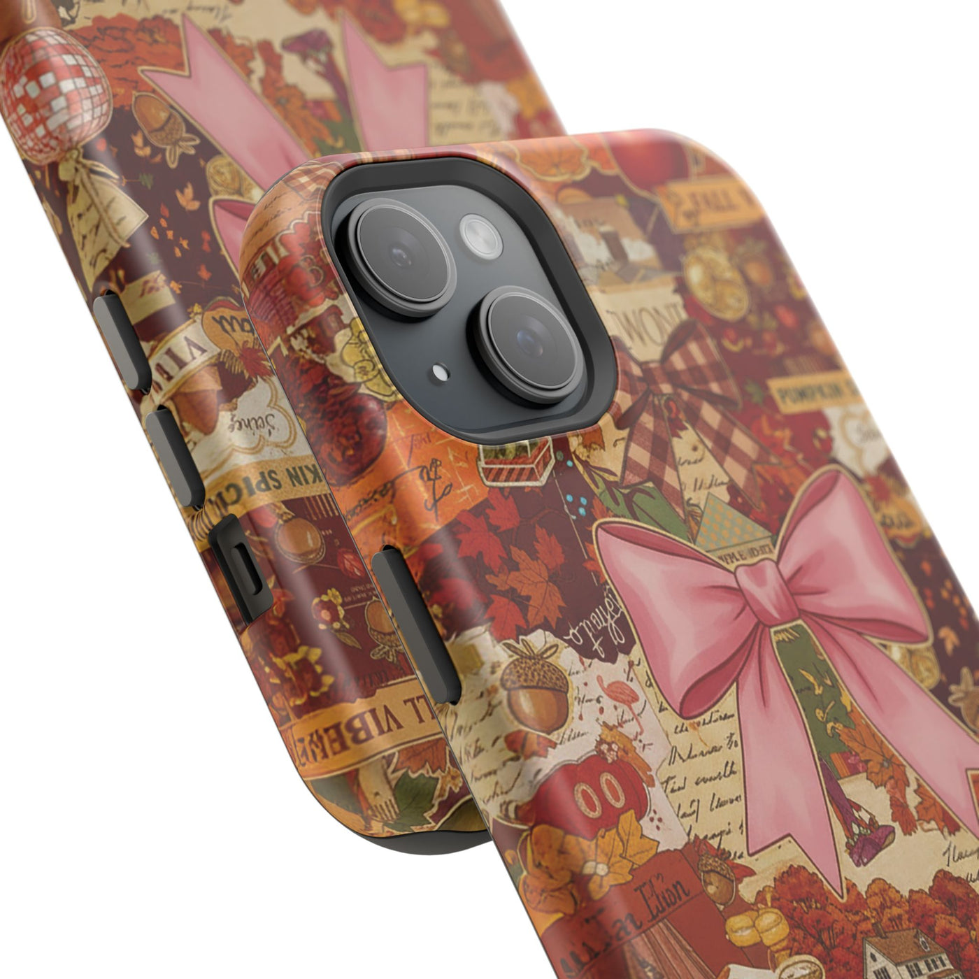 New England Fall Coquette Collage Tough Magsafe Cute Phone Cases for Iphone | iPhone 15 Pro Max Case, Iphone 14, Iphone 14 13 12 11 10 9 8 7 - Studio40ParkLane