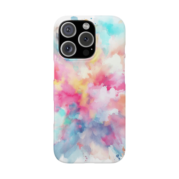 Slim Paint Splash Pink Gift for Her Cute Phone Cases for Iphone 16 Pro Max | iPhone 15 Case | iPhone 15 Pro Max Case, Iphone 14, Iphone 14 Pro Max, Iphone 13 12 11 8 7 - Studio40ParkLane