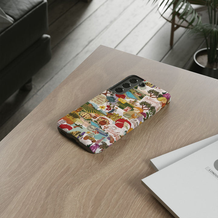 Italy Tuscany Coquette Collage Tough Premium Phone Case - For iPhone 17 Pro Max iPhone 16 Pro iPhone 15 Iphone 14 Plus 13 Pro 12 11 10 XR - Studio40ParkLane