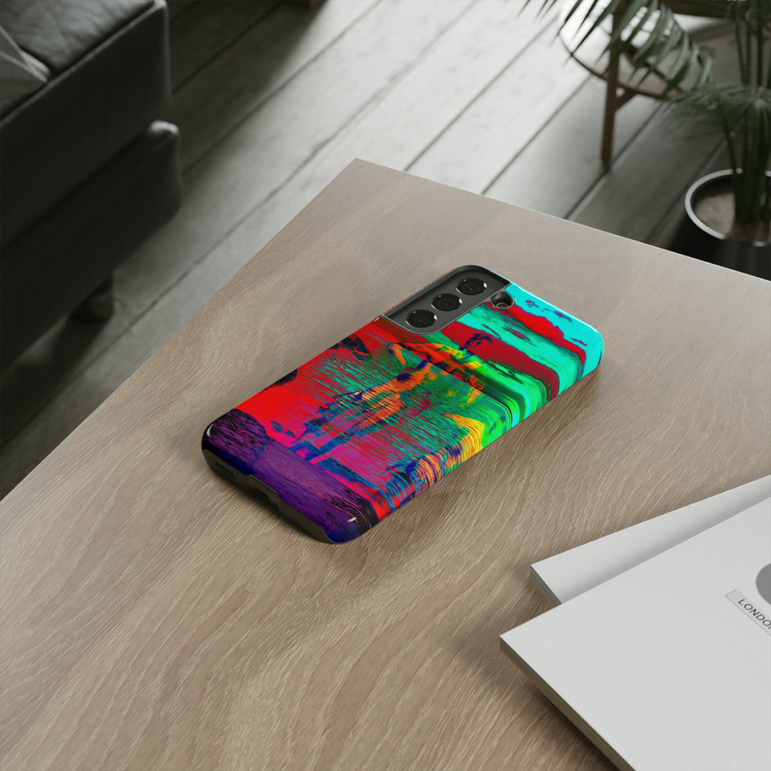 Cute Samsung Phone Case | Aesthetic Samsung Phone Case | Dance Sunset Colorful | Galaxy S23, S22, S21, S20 | Luxury Double Layer | Cool - Studio40ParkLane