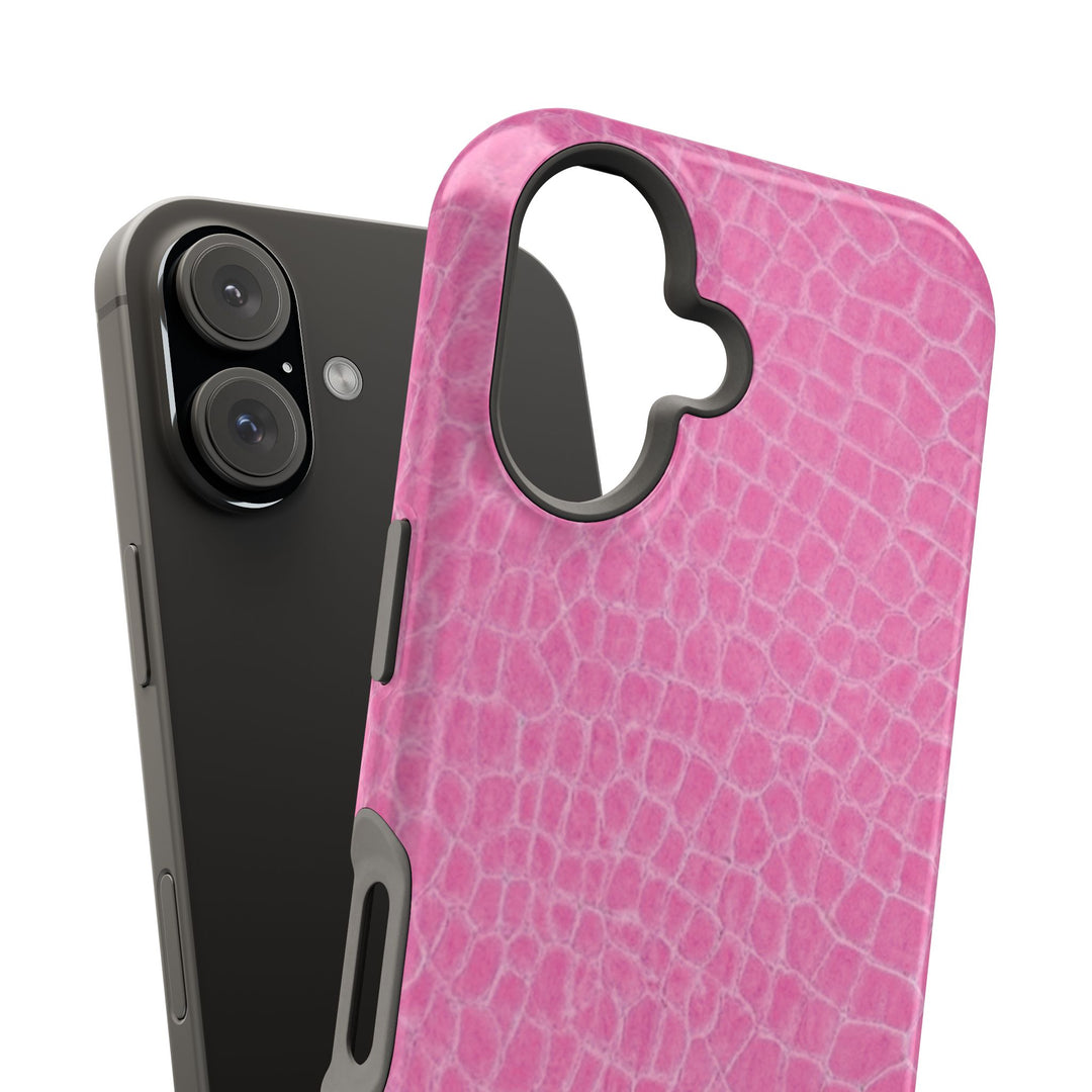 Non Leather Pink Color Pattern Magsafe Cute Phone Case for Iphone Gift for Her, | iPhone 15 Case | iPhone 15 Pro Max Case, Iphone 14, Iphone 14 Pro Max, Iphone 13, Iphone 16 - Studio40ParkLane