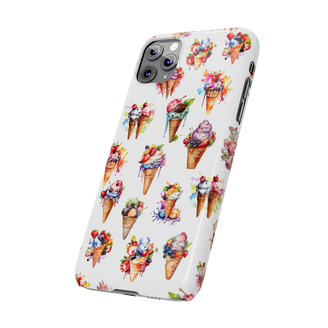 Slim Summer Ice Cream Slim Cute Phone Cases for Iphone | iPhone 15 Case | iPhone 15 Pro Max Case, Iphone 14, Iphone 14 Pro Max, Iphone 13 - Studio40ParkLane