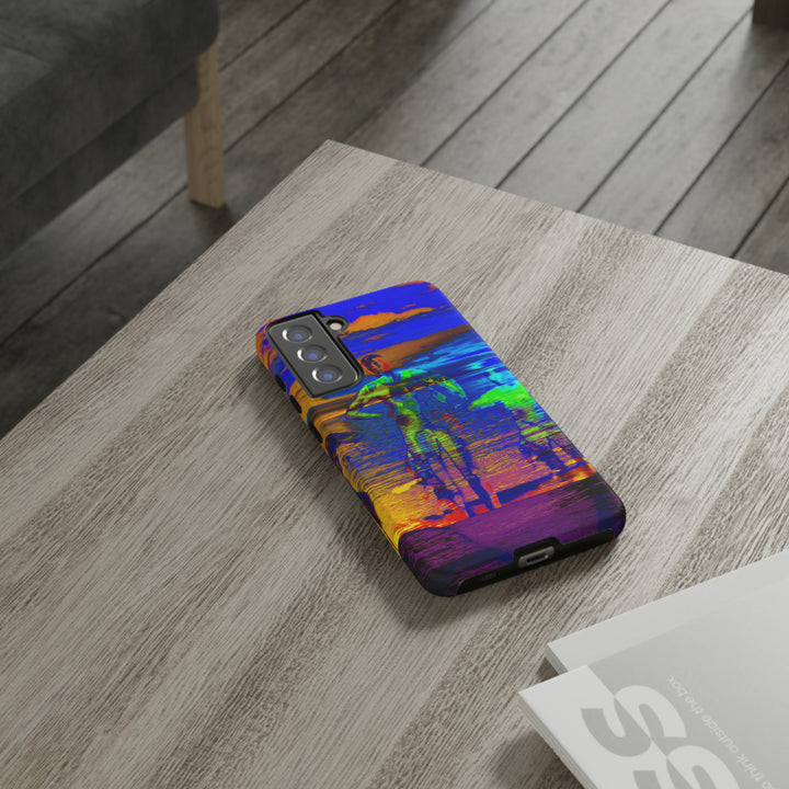 Cute Samsung Phone Case | Aesthetic Samsung Phone Case | Dance Sunset Colorful | Galaxy S23, S22, S21, S20 | Luxury Double Layer | Cool - Studio40ParkLane