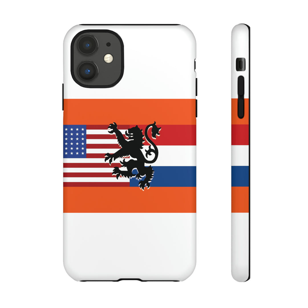 Cute IPhone Case | iPhone 15 Case | iPhone 15 Pro Max Case, Iphone 14 Case, Iphone 14 Pro Max Case IPhone Case for Art Lovers, Dutch US Flag - Studio40ParkLane
