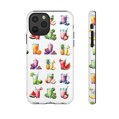 Cute Samsung Case | Cool Iphone Case | Tropical Summer Fruit Cocktail, Samsung S24, S23, S22, S21, IPhone 15 Case | Iphone 14 Case, Iphone 13 Case