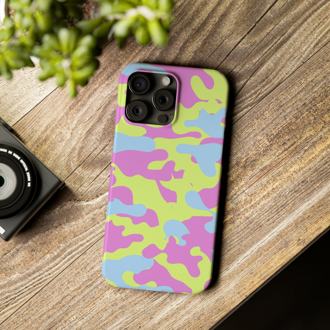 Slim Cute Phone Cases for Iphone - | iPhone 15 Case | iPhone 15 Pro Max Case, Iphone 14 Case, Iphone 14 Pro Max, Iphone 13, Spring Camouflage - Studio40ParkLane