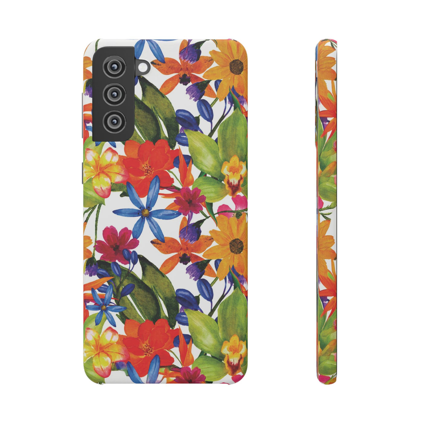 Snap Spring Flowers Cute Phone Cases for Samsung S24, S23, S22, S21, S20, Plus and Ultra, Iphone 16 Pro Max, Iphone 15, 14, 13, 12, 11, 10 - Studio40ParkLane