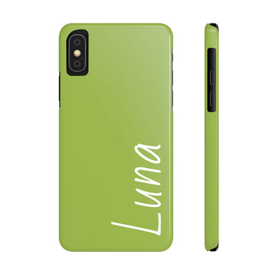 Personalized Initial Name Custom Slim Phone Cases for Iphone 16 Pro Max | iPhone 15 Case | iPhone 15 Pro Max Case, Iphone 14, 13, 12, 11, 10, 8, 7 - Studio40ParkLane