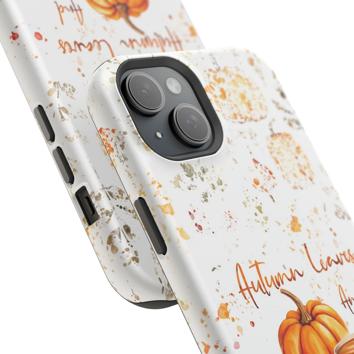 Fall Leaves Pumpkins Tough Magsafe Cute Phone Cases for Iphone | iPhone 15 Case | iPhone 15 Pro Max Case, Iphone 14, Iphone 14 13 12 11 10 9 8 7 - Studio40ParkLane