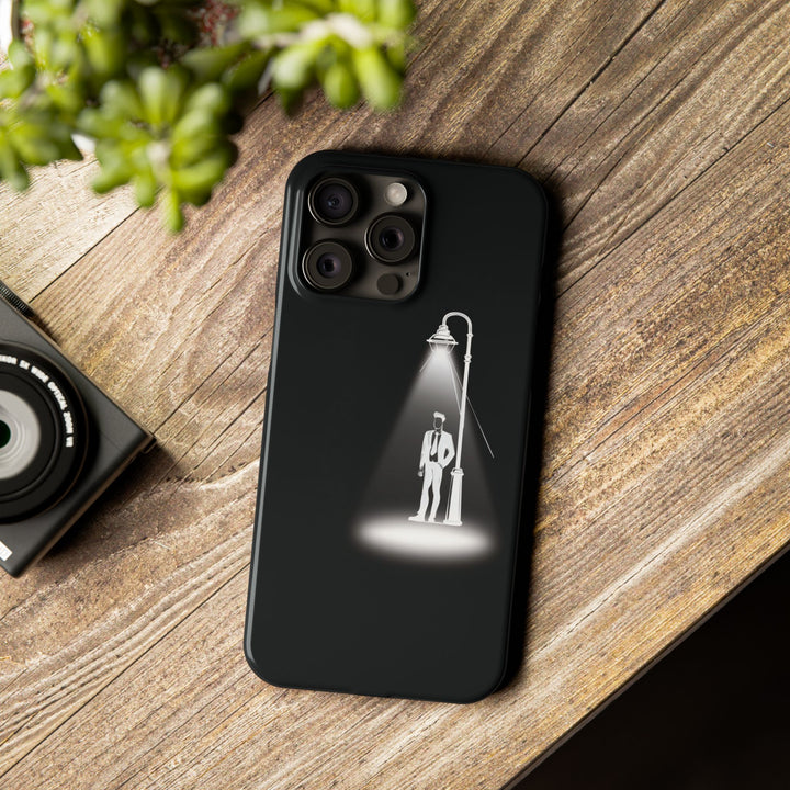Slim Mystery Man Spotlight Gift for Her Cute Phone Cases for Iphone 16 Pro Max | iPhone 15 Case | iPhone 15 Pro Max Case, Iphone 14, 13, 12, 11, 10, 8, 7 - Studio40ParkLane