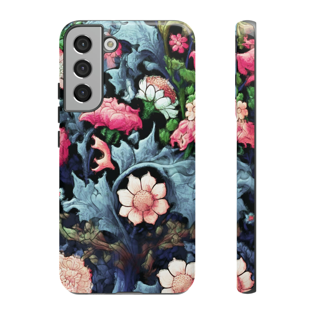 Cute Samsung Phone Case | Aesthetic Samsung Phone Case | Galaxy S23, S22, S21, S20 | Luxury Double Layer | Cool Flowers Design Floral - Studio40ParkLane
