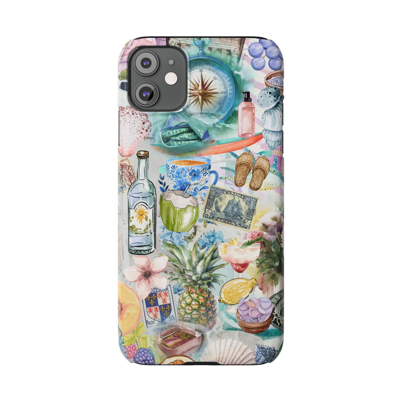 Slim Travel Coquette Collage Slim Cute Phone Cases for Iphone  | iPhone 15 Case | iPhone 15 Pro Max Case, Iphone 14, Iphone 14 Pro Max, Iphone 13