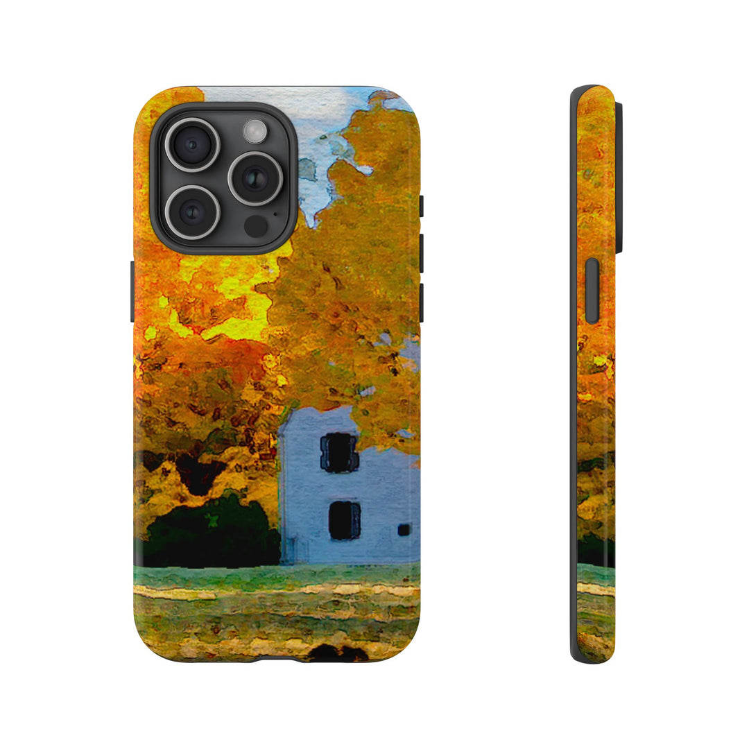 Impact Resistant, Fall Leaves Watercolor, Cute Phone Cases for Samsung S24, S23, S22, S21, IPhone 15 pro Iphone 14 pro Iphone 13 IPhone 12 Iphone 11 - Studio40ParkLane