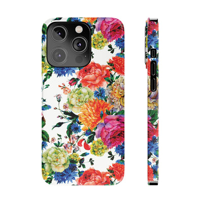 Slim Spring Flowers Gift for Her Cute Phone Cases for Iphone 16 Pro Max | iPhone 15 Case | iPhone 15 Pro Max Case, Iphone 14, 13, 12, 11, 10, 8, 7 - Studio40ParkLane