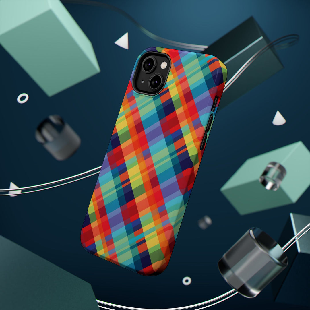 Checkered Plaid Magsafe Gift for Her Cute Phone Case for Iphone, | iPhone 16 | iPhone 15 Pro Max, Iphone 14 Pro Max, 13 12 11 10 9 8 7 - Studio40ParkLane