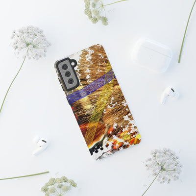 Impact Resistant, Pecan Pie Abstract, Cute Phone Cases for Samsung S24, S23, S22, S21, IPhone 15 pro Iphone 14 pro Iphone 13 IPhone 12 Iphone 11