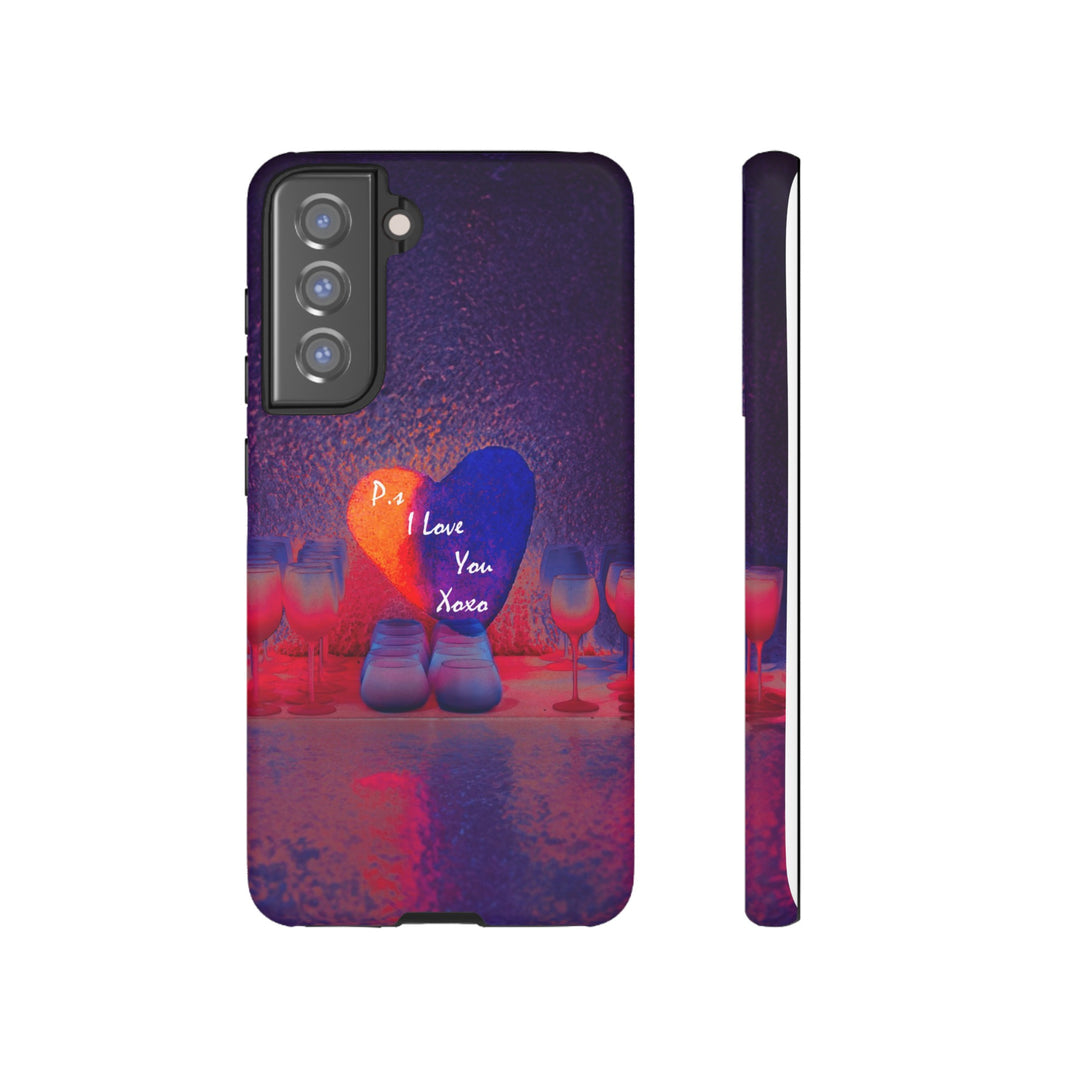 Cute Samsung Case | Cool Iphone Case | PS I love You - Heart, Samsung S24, S23, S22, S21, IPhone 15 Case | Iphone 14 Case, Iphone 13 Case - Studio40ParkLane