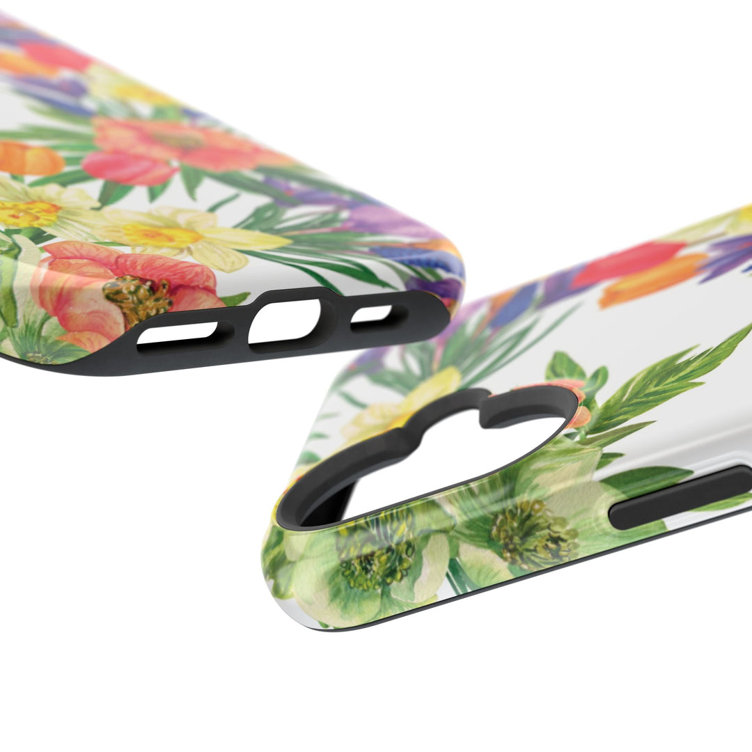 Spring Flowers Magsafe Cute Phone Case for Iphone Gift for Her, iPhone 16 Case iPhone 15 Pro Max Case, Iphone 14, Iphone 14 Pro Max, 13, 12 - Studio40ParkLane