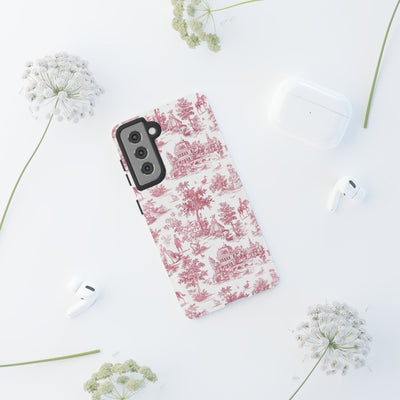 Premium Tough French Toile Gift for Her Cute Phone Cases for Samsung S25, S24, S23, S22, S21 Iphone, 16, 15, 14, 13, 12 Plus Max Pro Ultra - Studio40ParkLane