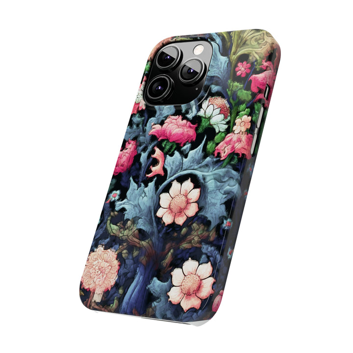 Slim Cute Phone Cases for Iphone - | iPhone 15 Case | iPhone 15 Pro Max Case, Iphone 14 Case, Iphone 14 Pro Max, Iphone 13, Flowers Scene - Studio40ParkLane