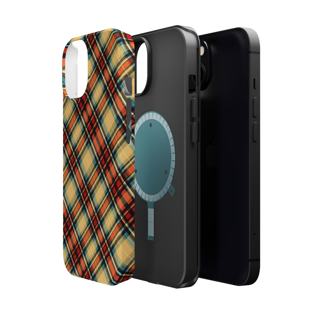 Checkered Plaid Magsafe Gift for Her Cute Phone Case for Iphone, | iPhone 16 | iPhone 15 Pro Max, Iphone 14 Pro Max, 13 12 11 10 9 8 7 - Studio40ParkLane