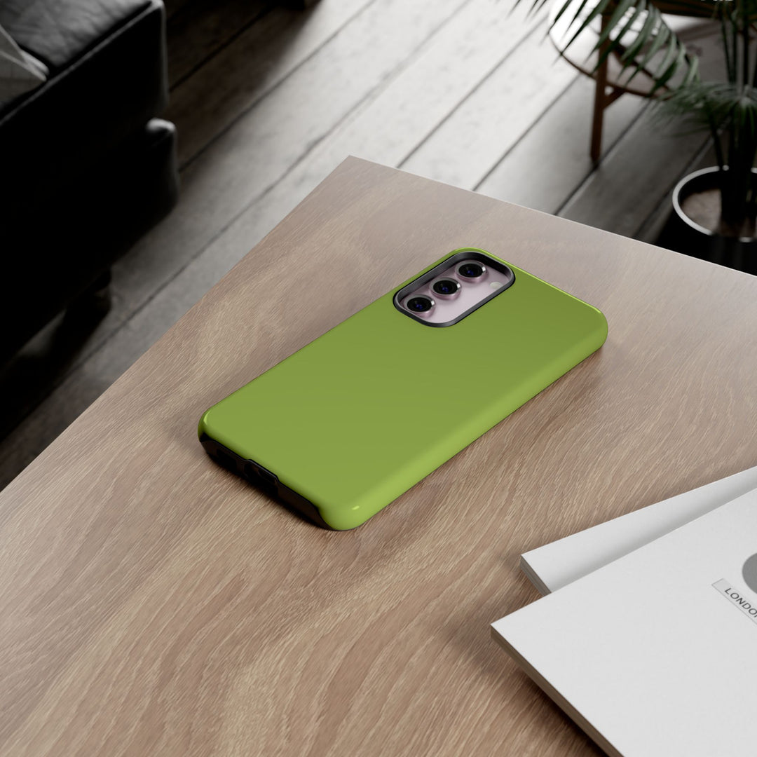 Premium Tough Chartreuse Green Gift for Her Cute Phone Cases for Samsung S25 S24, S23, S22, S21, Iphone, 16, 15, 14, 13 Pro Max Ultra - Studio40ParkLane