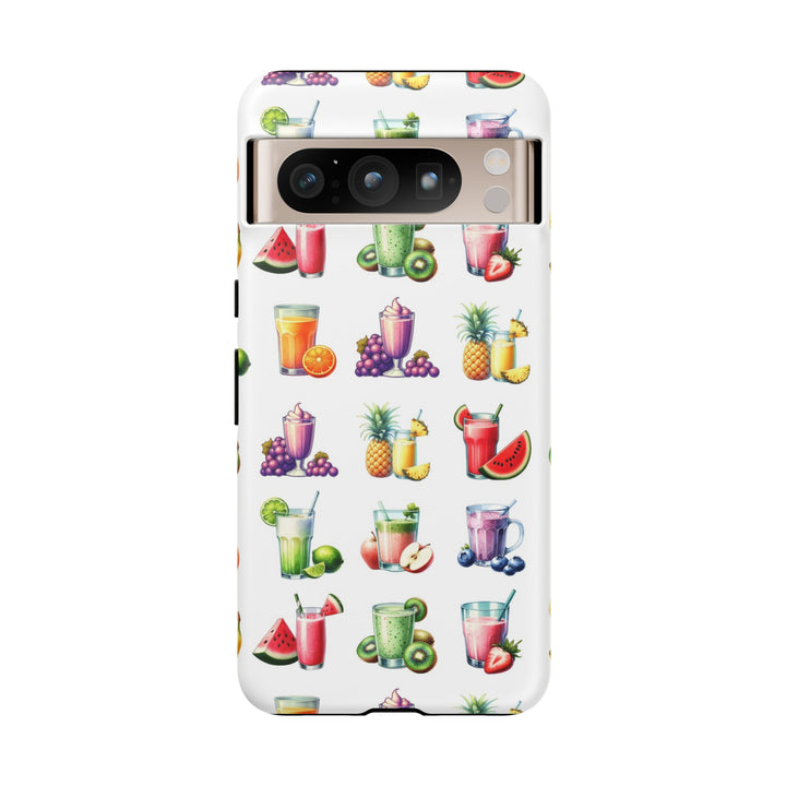 Cute Samsung Case | Cool Iphone Case | Tropical Summer Fruit Cocktail, Samsung S24, S23, S22, S21, IPhone 15 Case | Iphone 14 Case, Iphone 13 Case - Studio40ParkLane