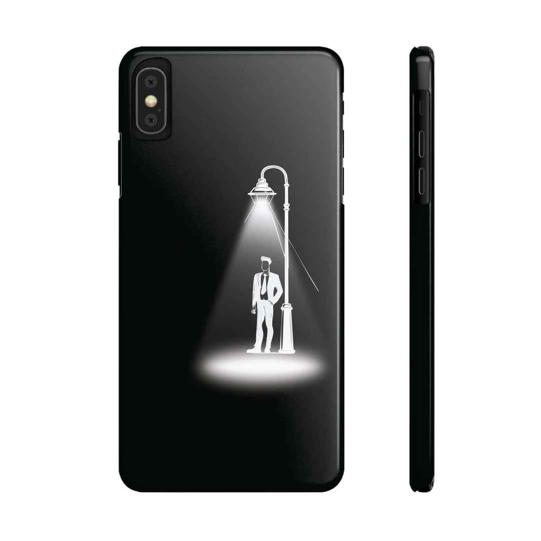 Slim Mystery Man Spotlight Gift for Her Cute Phone Cases for Iphone 16 Pro Max | iPhone 15 Case | iPhone 15 Pro Max Case, Iphone 14, 13, 12, 11, 10, 8, 7 - Studio40ParkLane