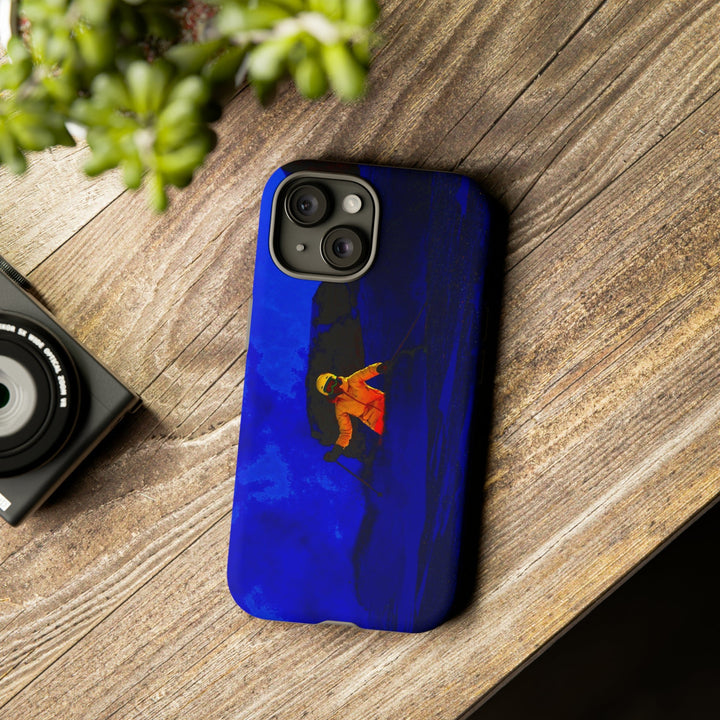 Cute IPhone Case | iPhone 15 Case | iPhone 15 Pro Max Case, Iphone 14 Case, Iphone 14 Pro Max Case IPhone Case for Art Lovers, Skier Mountain Night - Studio40ParkLane