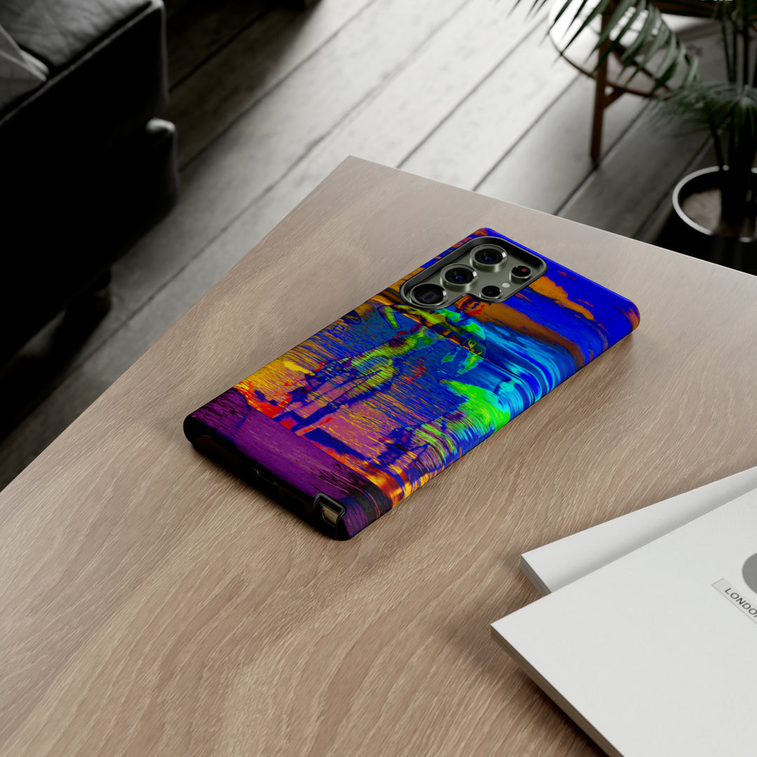 Cute Samsung Phone Case | Aesthetic Samsung Phone Case | Dance Sunset Colorful | Galaxy S23, S22, S21, S20 | Luxury Double Layer | Cool - Studio40ParkLane